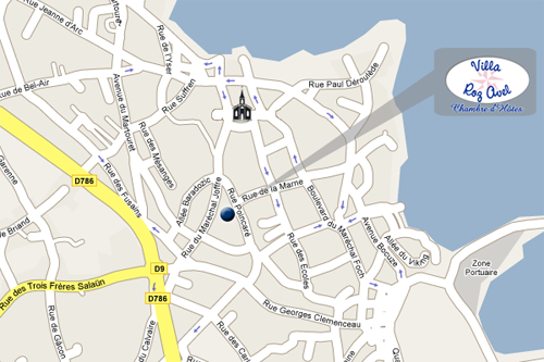 La villa &agrave; Saint-Quay Portrieux